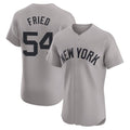 Kooe NY.Yankees #54 Max Fried Player Gray Limited Elite Home Stitched Jerseys