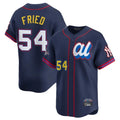Kooe NY.Yankees #54 Max Fried Player Navy All Star Limited Home Stitched Jerseys