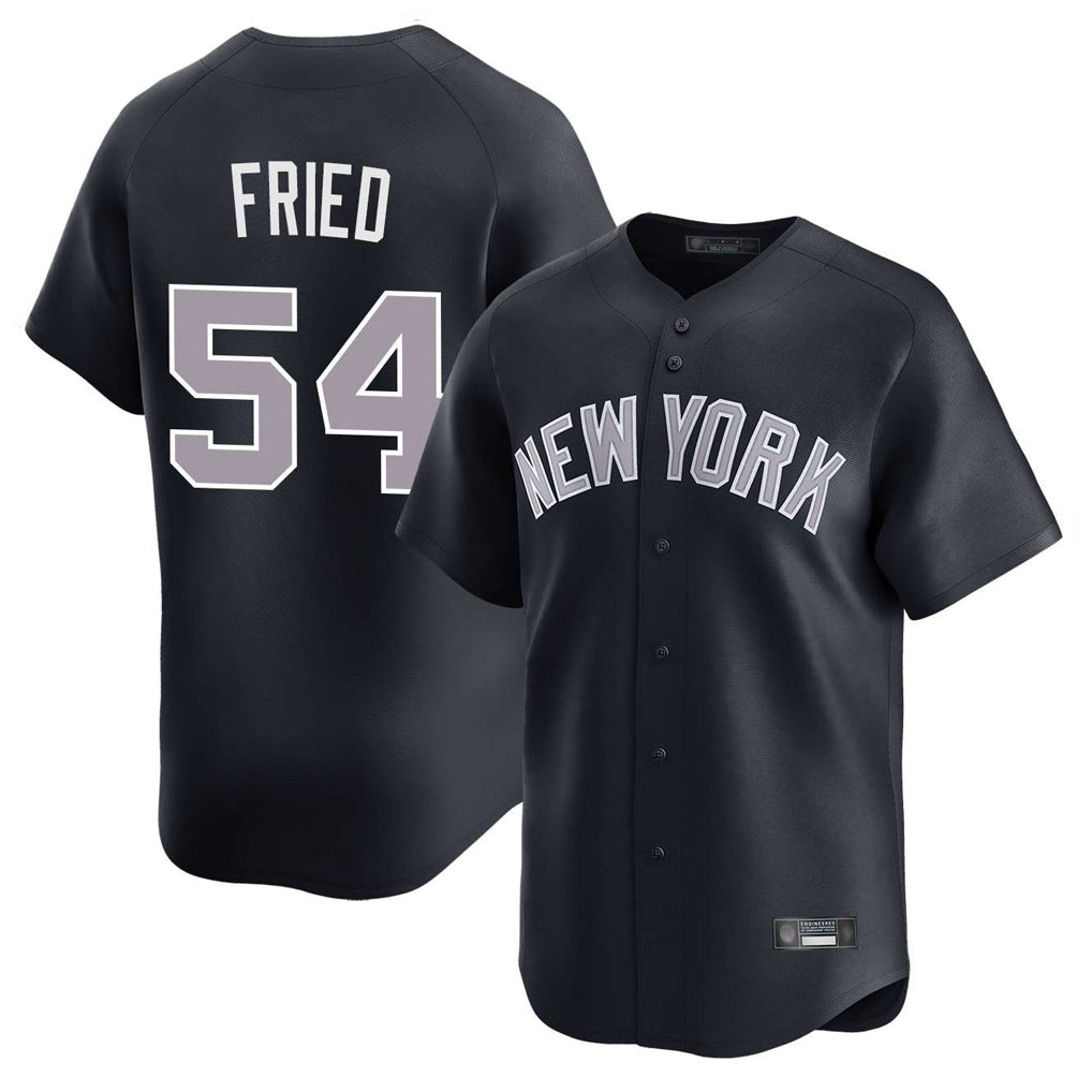 Kooe NY.Yankees #54 Max Fried Player Navy Limited Home Stitched Jerseys