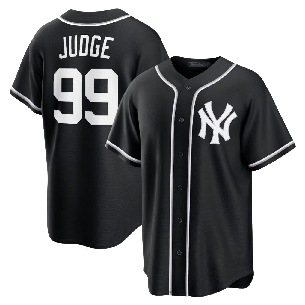 Kooe NY.Yankees #99 Aaron Judge Player Black Out Game Stitched Jerseys