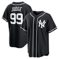 Kooe NY.Yankees #99 Aaron Judge Player Black Out Game Stitched Jerseys