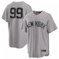 Kooe NY.Yankees #99 Aaron Judge Player Gray Game Home Stitched Jerseys