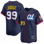 Kooe NY.Yankees #99 Aaron Judge Player Navy All Star Limited Home Stitched Jerseys