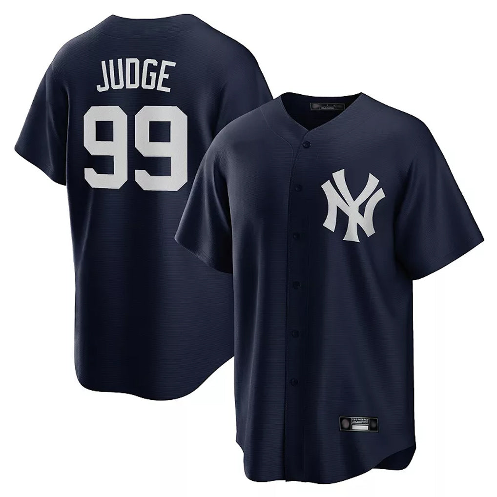 Kooe NY.Yankees #99 Aaron Judge Player Navy Game Stitched Jerseys
