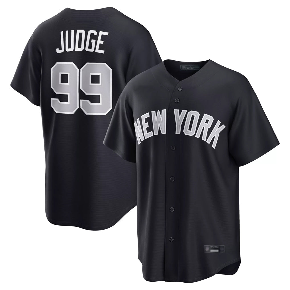Kooe NY.Yankees #99 Aaron Judge Player Navy Home Game Stitched Jerseys
