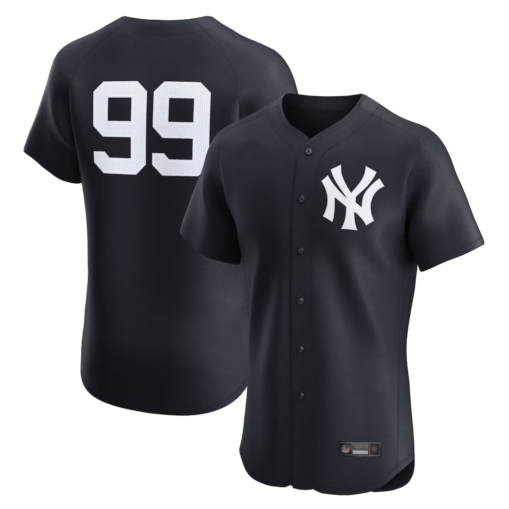 Kooe NY.Yankees #99 Aaron Judge Player Navy Limited Home Elite Game Stitched Jerseys