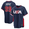 Kooe NY.Yankees #99 Aaron Judge Player Navy USA 2026 World Classic Limited Game Stitched Jerseys