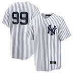 Kooe NY.Yankees #99 Aaron Judge Player White Game Home Stitched Jerseys