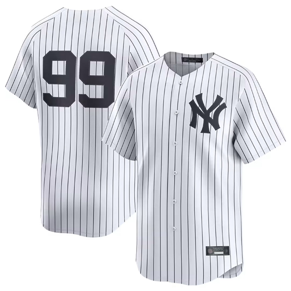 Kooe NY.Yankees #99 Aaron Judge Player White Limited Home Stitched Jerseys