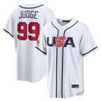 Kooe NY.Yankees #99 Aaron Judge Player White USA 2026 World Classic Limited Game Stitched Jerseys