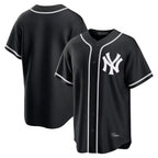 Kooe NY.Yankees Blank Player Black Out Game Home Stitched Jerseys