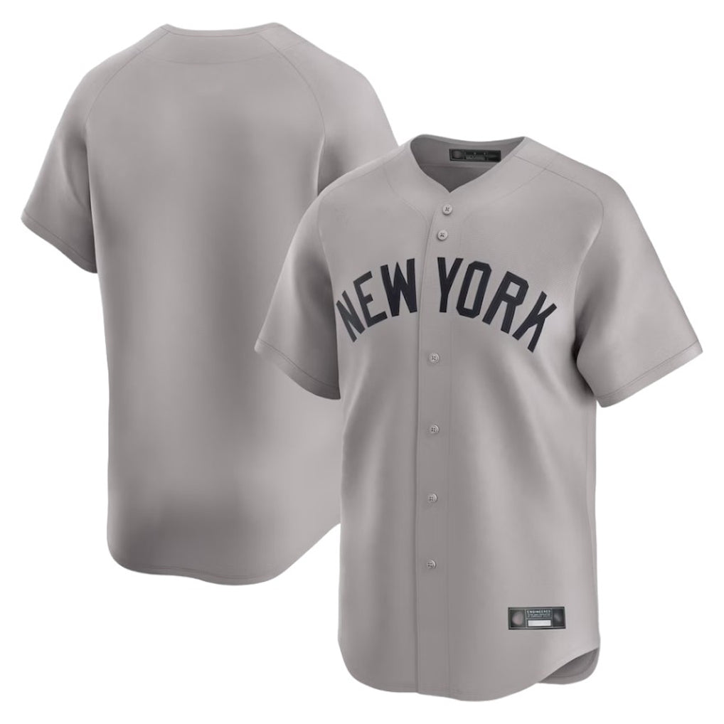 Kooe NY.Yankees Blank Player Gray Limited Home Stitched Jerseys