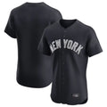 Kooe NY.Yankees Blank Player Navy Home Replica Elite Stitched Jerseys
