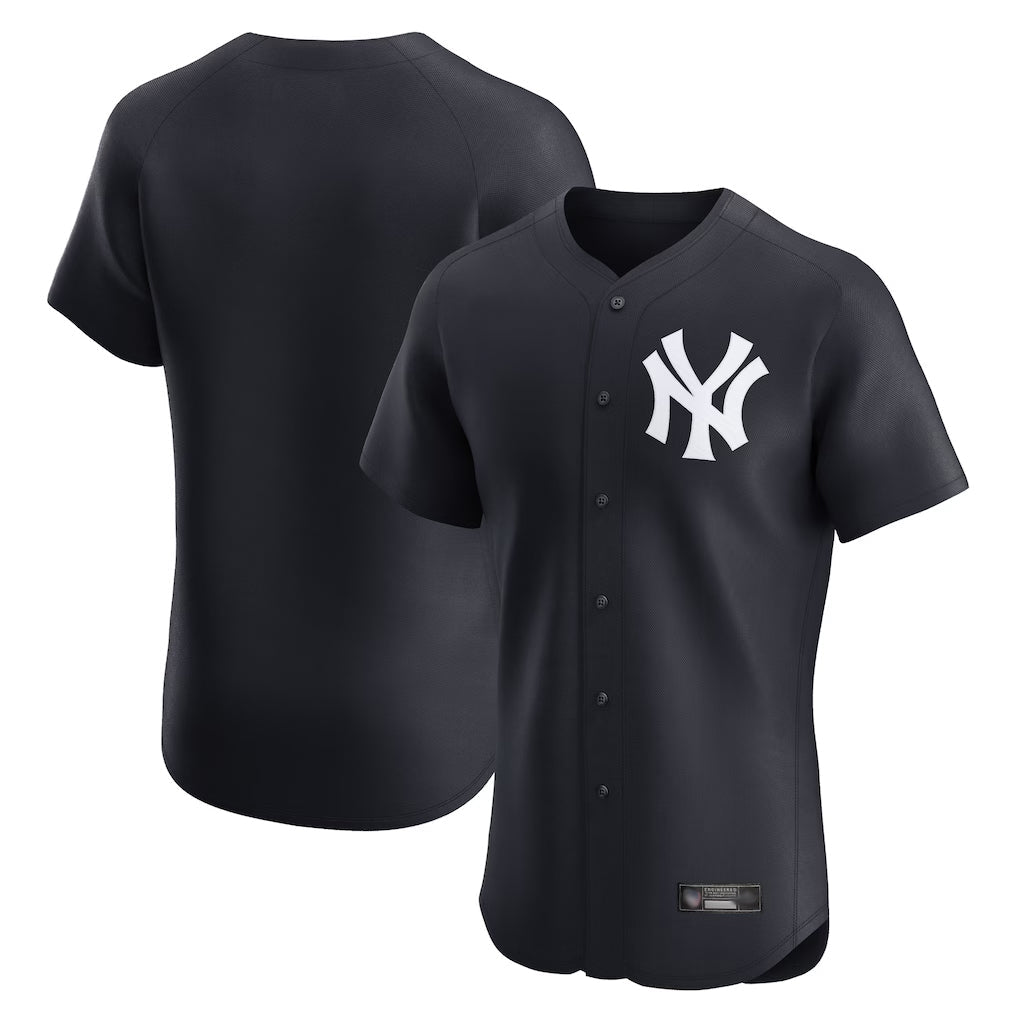 Kooe NY.Yankees Blank Player Navy Limited Elite Home Stitched Jerseys