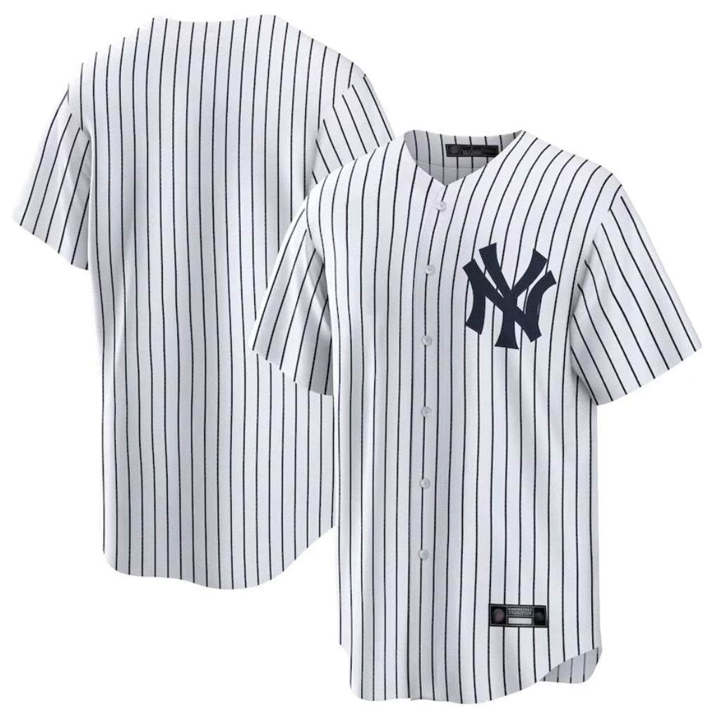Kooe NY.Yankees Blank Player White Game Stitched Jerseys