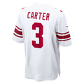 Kooe NY.ork #3 Giants Abdul Carter  White Game Stitched Jerseys