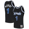 Kooe O.Magic #1 Tracy McGrady Mitchell & Ness Black Hardwood Classics Swingman Jerseys