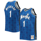 Kooe O.Magic #1 Tracy McGrady Mitchell & Ness Blue Big & Tall 200001 Hardwood Classics Swingman Jerseys