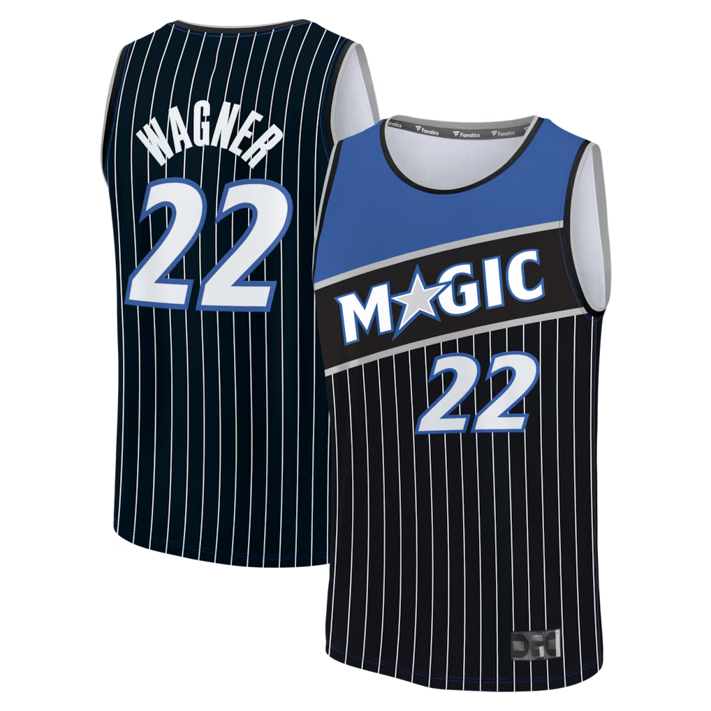 Kooe O.Magic #22 Franz Wagner Black Fast Break Jerseys - Statement Edition