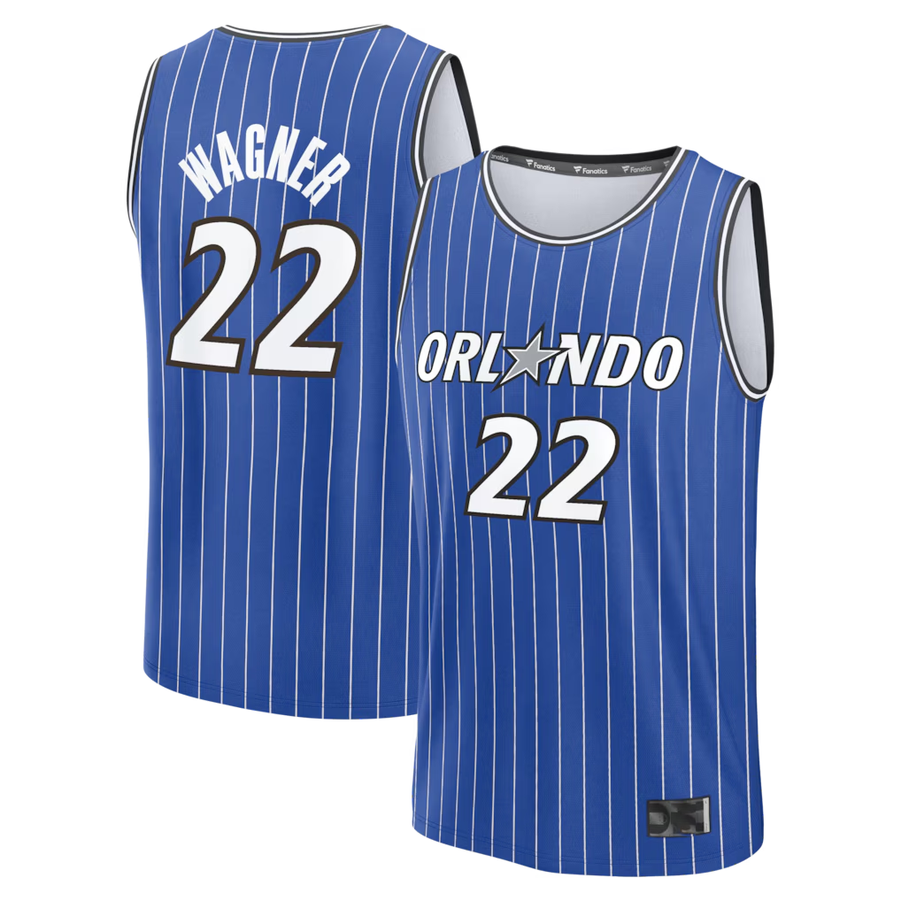Kooe O.Magic #22 Franz Wagner Blue Fast Break Replica Player Jerseys - Icon Edition