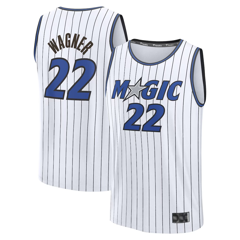 Kooe O.Magic #22 Franz Wagner  White Fast Break Replica Player Jerseys - Association Edition