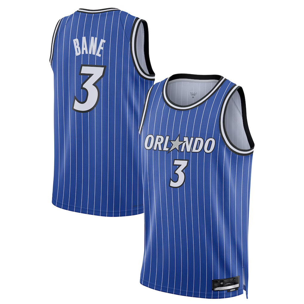 Kooe O.Magic #3 Desmond Bane Blue Swingman Player Jerseys - Icon Edition