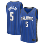 Kooe O.Magic #5 Paolo Banchero  Blue Fast Break Replica Player Jerseys - Statement Edition
