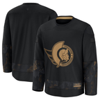 Kooe O.Senators Black 2024 Military Appreciation Practice Jerseys