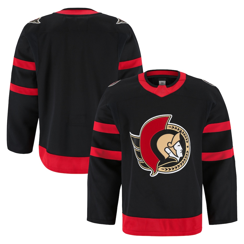 Kooe O.Senators Black Home Authentic Pro Jerseys