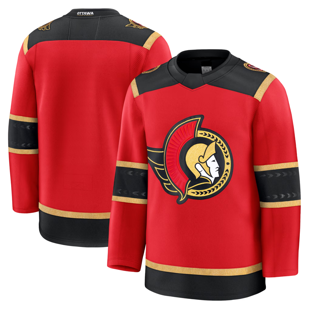Kooe O.Senators Red Alternate Premium Jerseys