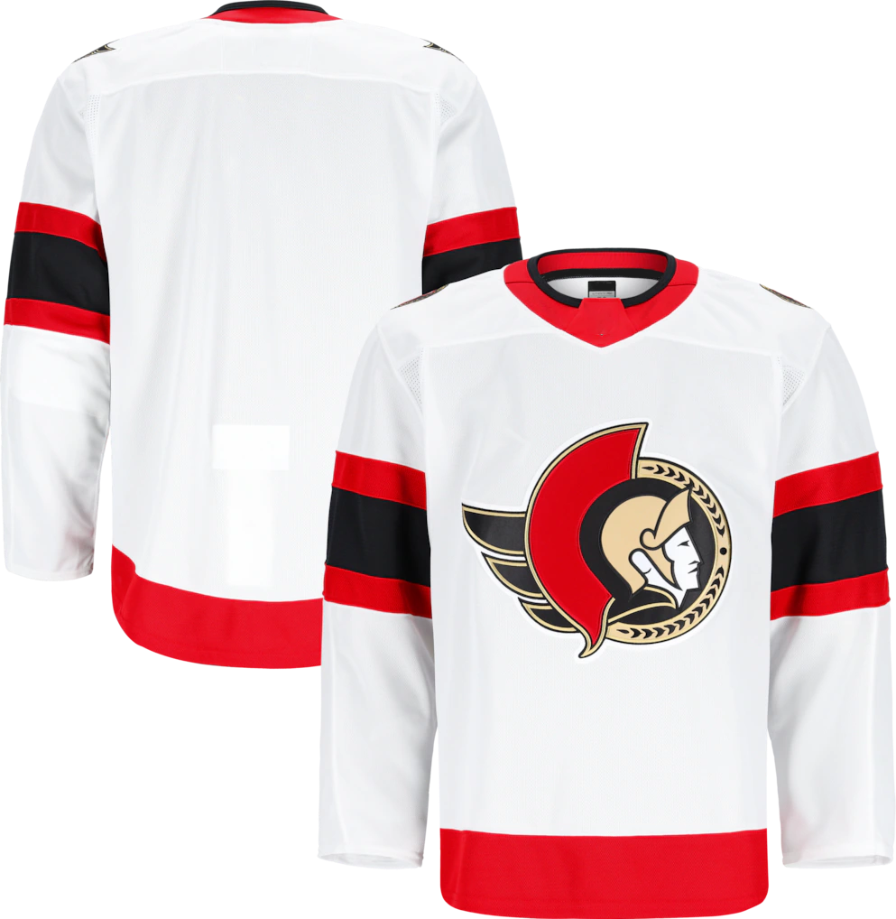 Kooe O.Senators White Away Authentic Pro Jerseys