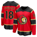 Kooe O.Senators #18 Tim Stutzle Red Alternate Breakaway Jerseys