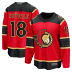 Kooe O.Senators #18 Tim Stutzle Red Alternate Breakaway Jerseys