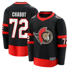 Kooe O.Senators #72 Thomas Chabot Black Home Breakaway Jerseys