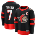 Kooe O.Senators #7 Brady Tkachuk Black Home Breakaway Jerseys