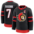 Kooe O.Senators #7 Brady Tkachuk Black Home Premium Jerseys