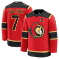 Kooe O.Senators #7 Brady Tkachuk Red Alternate Premium Jerseys