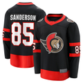 Kooe O.Senators #85 Jake Sanderson Black Home Breakaway Jerseys