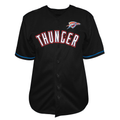 Kooe OC.Thunder Black Big & Tall Pop Full-Button Stitched Jerseys