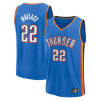 Kooe OC.Thunder #22 Cason Wallace Blue Fast Break Replica Player Stitched Jerseys - Icon Edition