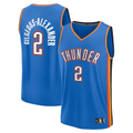 Kooe OC.Thunder #2 Shai Gilgeous-Alexander Blue Big & Tall Fast Break Stitched Jerseys- Icon Edition