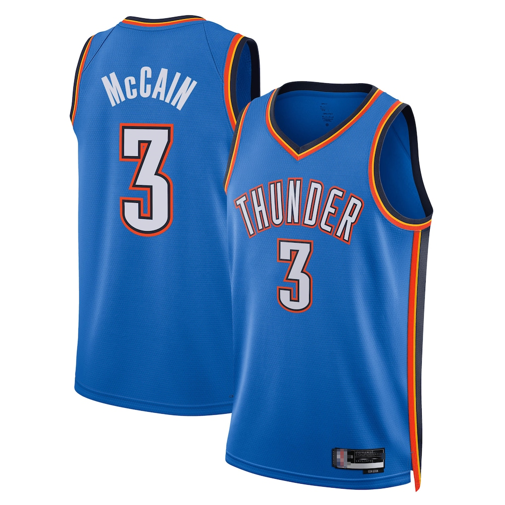 Kooe OC.Thunder #3 Jalen Williams Blue Swingman Stitched Jerseys - Icon Edition