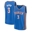 Kooe OC.Thunder #3 Jared McCain Blue Fast Break Replica Stitched Jerseys - Icon Edition