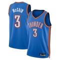 Kooe OC.Thunder #3 Jared McCain Blue Swingman Stitched Jerseys- Icon Edition