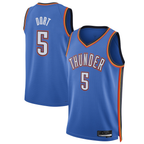 Kooe OC.Thunder #5 Luguentz Dort Blue Swingman Player Stitched Jerseys - Icon Edition