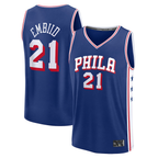 Kooe P.76ers #21 Joel Embiid  Royal Fast Break Replica Player Jerseys - Icon Edition