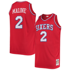 Kooe P.76ers #2 Moses Malone Mitchell & Ness Red 1982-83 Big & Tall Hardwood Classics Swingman Jerseys