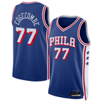 Kooe P.76ers #77 VJ Edgecombe Royal Swingman Jerseys - Icon Edition