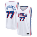 Kooe P.76ers #77 VJ Edgecombe  White Fast Break Replica Player Jerseys - Association Edition