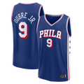 Kooe P.76ers #9 Kelly Oubre Jr.  Blue Fast Break Jerseys - Icon Edition